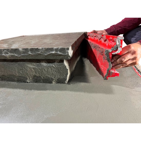 Chiseled Stone Step Liner for Concrete 7-1/4" x 96" SL 1003 Flexible