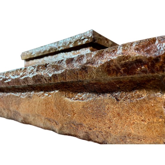 Chiseled Stone Step Liner for Concrete 7-1/4" x 96" SL 1003 Flexible