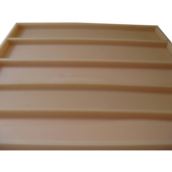 Stepping Stone Mold Wood Grain WS 5001, 24" x 23"