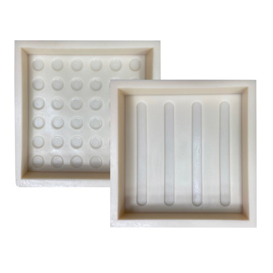 ADA-Compliant Tactile Warning Surface Tile Mold  PS 60100
