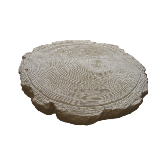 Concrete Stepping Stone Mold Log WS 5901, 16" x 2"