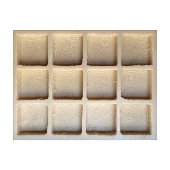 Wood Logs Concrete Stepping Stone Mold WS 5902, 25" x 19.25"