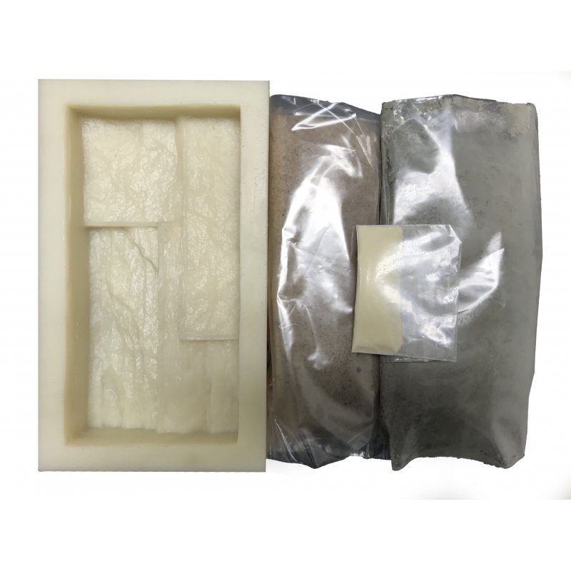 Veneer Stone Mold Sample Kit VS 101/6/1, 8" x 4.5"