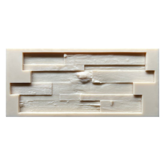 Rustic Wood Concrete Mold VS 810, 29" x 13"