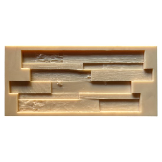 Rustic Wood Concrete Mold VS 810, 29" x 13"