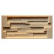 Rustic Wood Concrete Mold VS 810, 29" x 13"