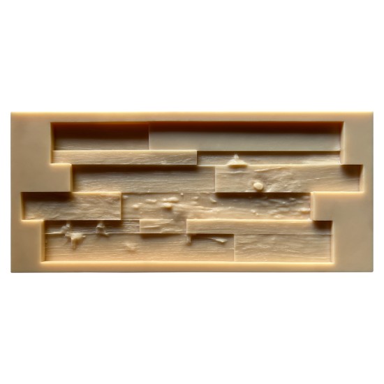 Rustic Wood Concrete Mold VS 810, 29" x 13"