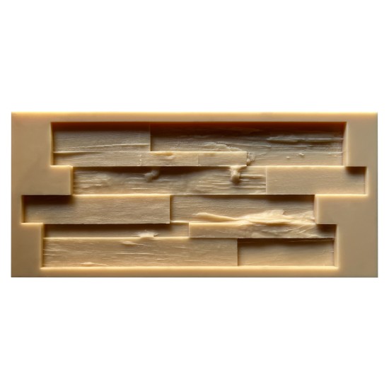 Rustic Wood Concrete Mold VS 810, 29" x 13"