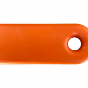 Oval overflow hole connector Oval overflow hole connector