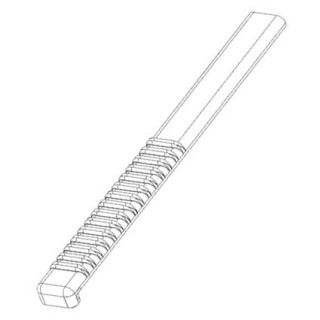 Sink overflow assembly tube