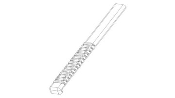 Sink overflow assembly tube