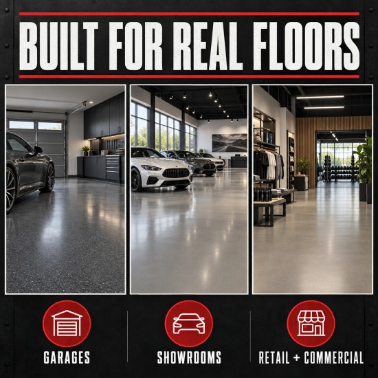 Pigmented Epoxy Floor Coating 100% Solids. ColorTec 500