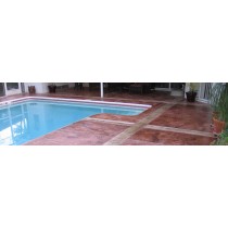 Powder Stamped Concrete Accent Color Water-Based Stain Eco-Accent