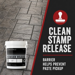 Stamped Concrete Colored Powder Release Agent (33 lb Pail)