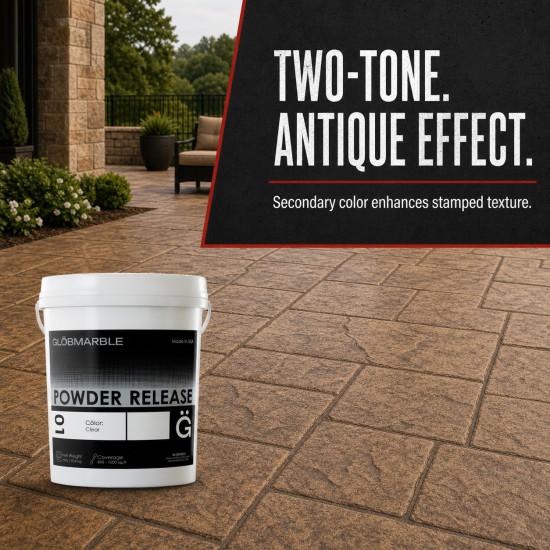 Stamped Concrete Colored Powder Release Agent (33 lb Pail)