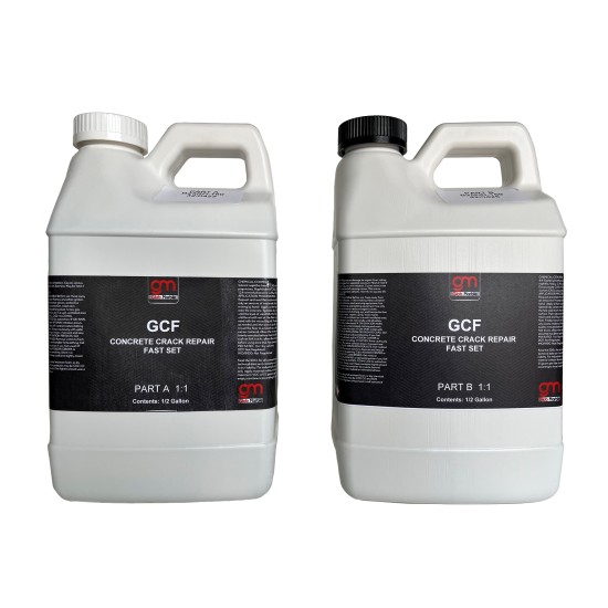 GCF – Fast-Setting Polyurethane Concrete Crack Filler (1-Gallon Bulk Kit)