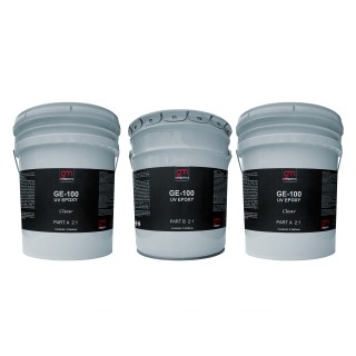 Epoxy Floor Coating GE-100 Clear. 100% Solids