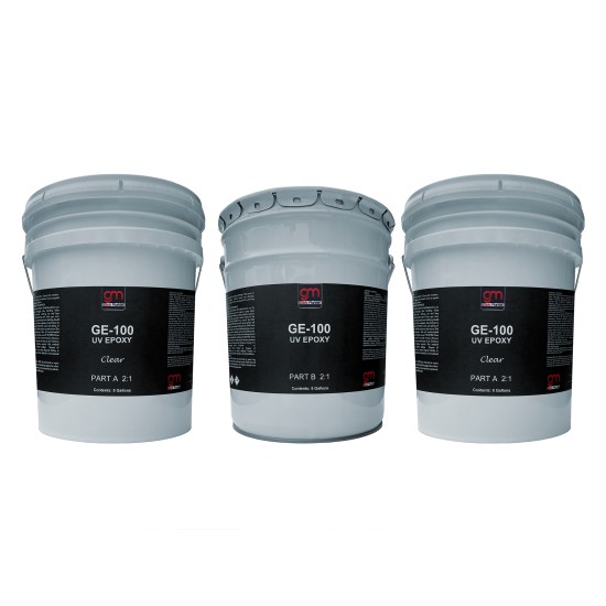 Epoxy Floor Coating GE-100 Clear. 100% Solids