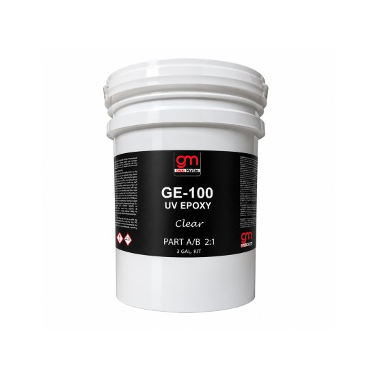 Epoxy Floor Coating GE-100 Clear. 100% Solids