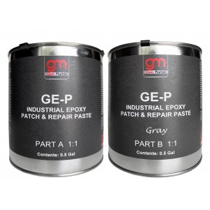 GE-P Universal Epoxy Patching Paste – 1 Gallon Kit for Concrete & Masonry Repair
