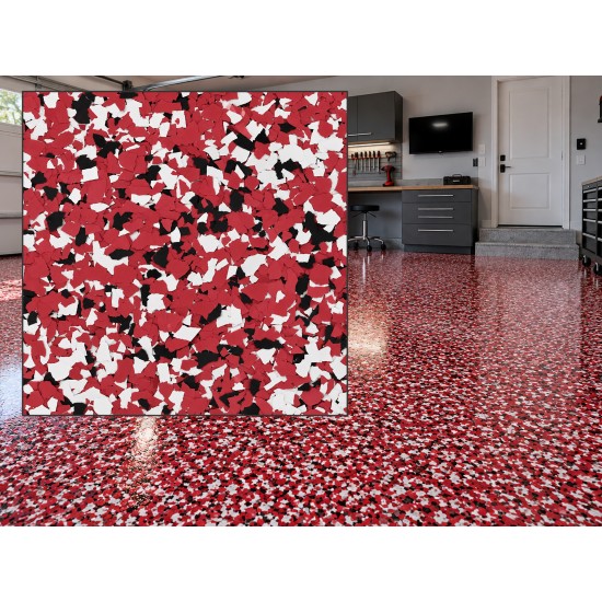 GlobMarble 1/4" Epoxy Floor Flakes. 40 lb