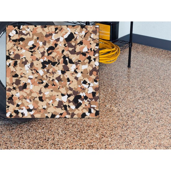 GlobMarble 1/4" Epoxy Floor Flakes. 40 lb