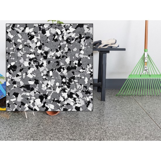 GlobMarble 1/4" Epoxy Floor Flakes. 40 lb