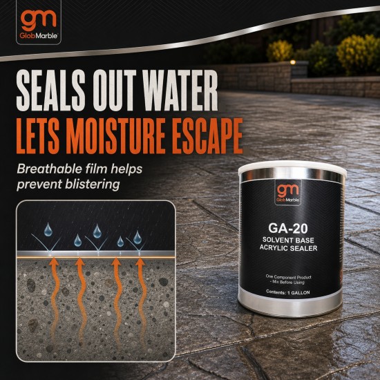 High Gloss Solvent Based Sealer for Concrete - GA-20 Acrylic
