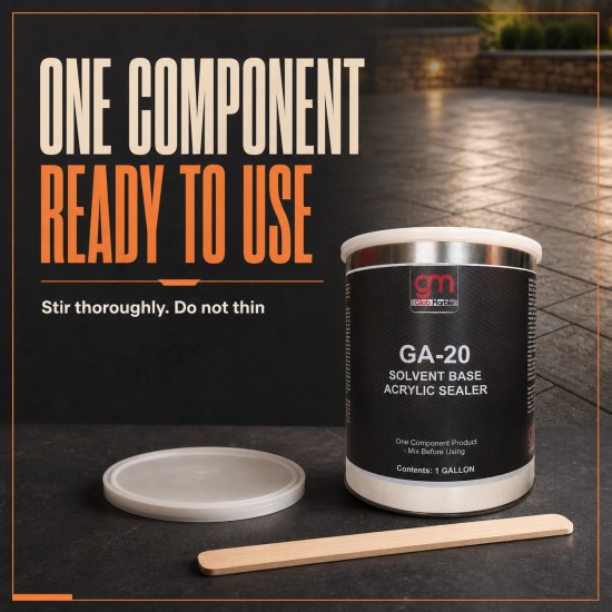 High Gloss Solvent Based Sealer for Concrete - GA-20 Acrylic