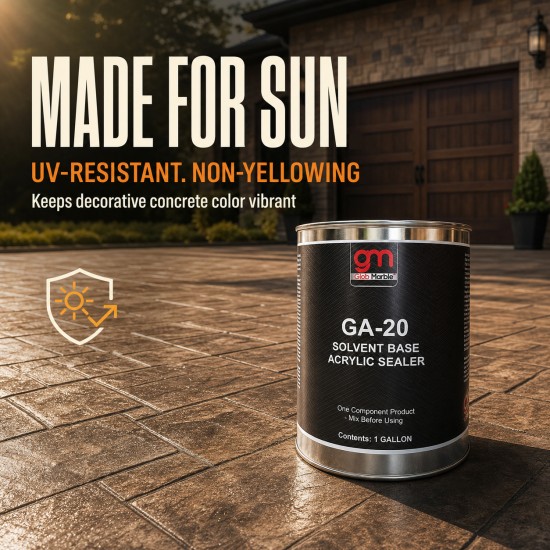 High Gloss Solvent Based Sealer for Concrete - GA-20 Acrylic