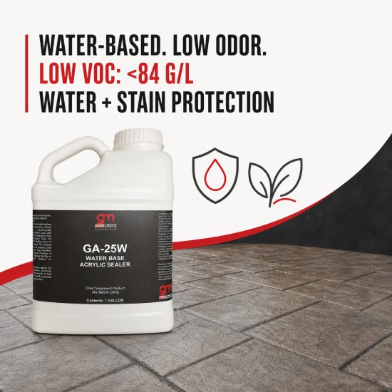 Water Based Acrylic Sealer for Concrete GA-25W 
