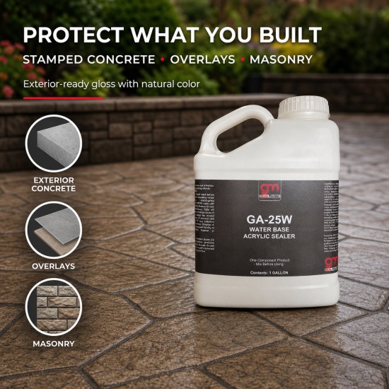 Water Based Acrylic Sealer for Concrete GA-25W 