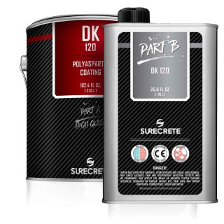 Clear Polyaspartic Floor Coating High Gloss - Dura-Kote DK-120