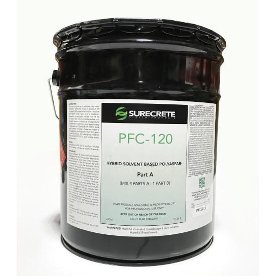 Clear Polyaspartic Floor Coating High Gloss - Dura-Kote DK-120