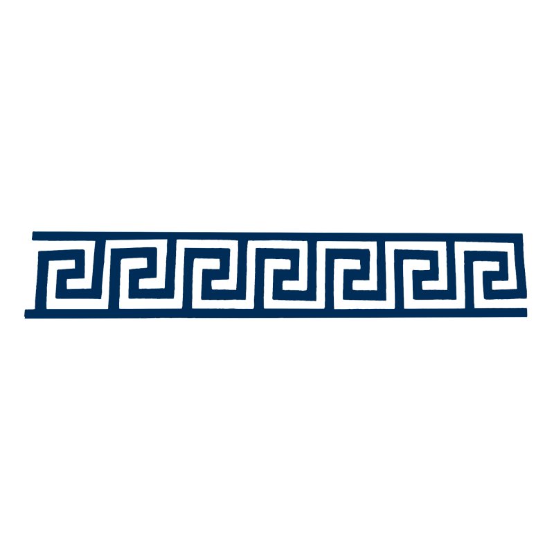 Greek Stencil Pattern 2” x 13” Connectable