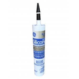 Silicone II Window and Door Sealant Caulk 10.1 oz., Black