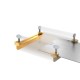 18" Adjustable Concrete Edger/Groover – 3/8" Radius – 3/4" Bit Depth