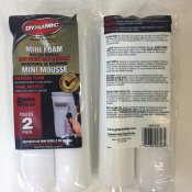 Dynamic High Density Mini Foam Roller Refills 6" 2PK Dynamic High Density Mini Foam Roller Refills 6" 2PK