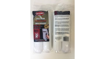 Dynamic High Density Mini Foam Roller Refills 6" 2PK