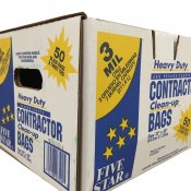 Heavy Duty Contractor Trash Bags (42G/211.9L). 3mil 