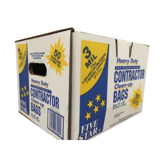 Heavy Duty Contractor Trash Bags (42G/211.9L). 3mil 