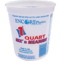 Encore 1 qt Mix and Measure Plus Ratios Container