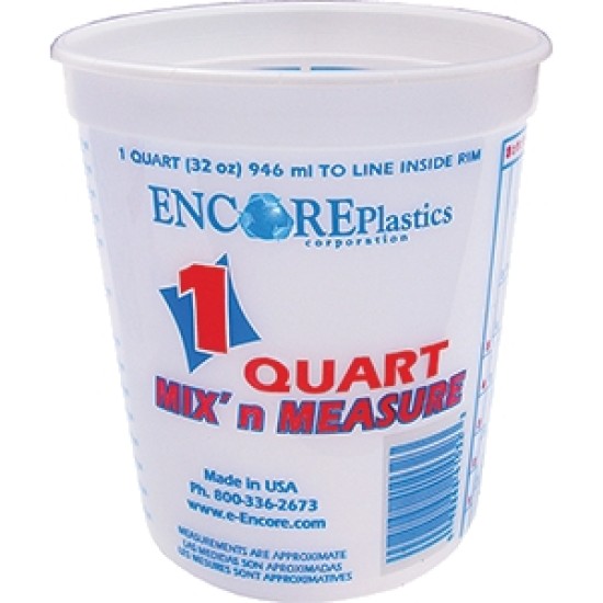 Encore 1 qt Mix and Measure Plus Ratios Container