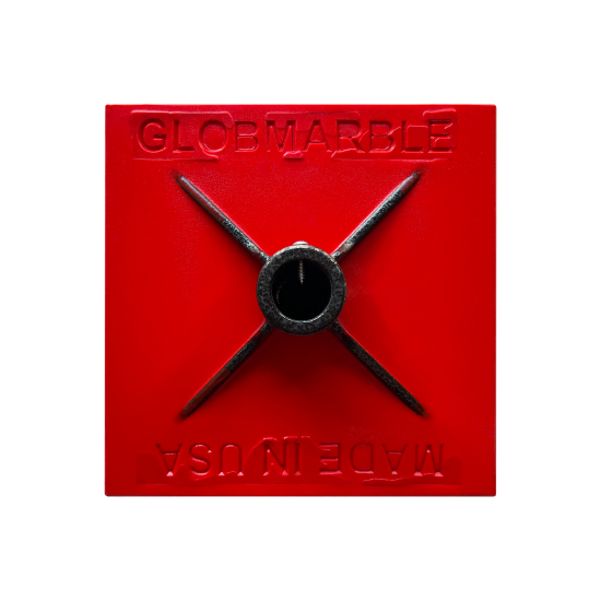 Concrete Stamp Tamper Rubber-Coated, 12 x 12