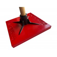 Concrete Stamp Tamper Rubber-Coated, 12 x 12