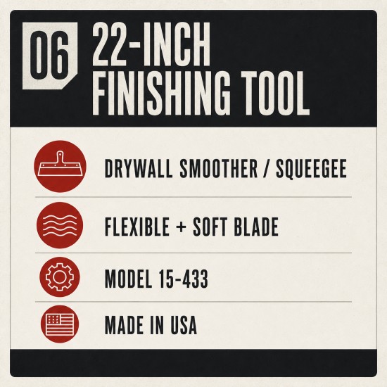 Magic Trowel Drywall Smoother/Squeegee 22-Inch