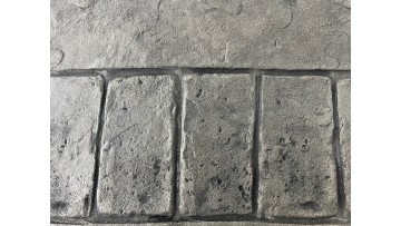 Vintage Stack Bond Brick Border Concrete Texture Roller RL 114010