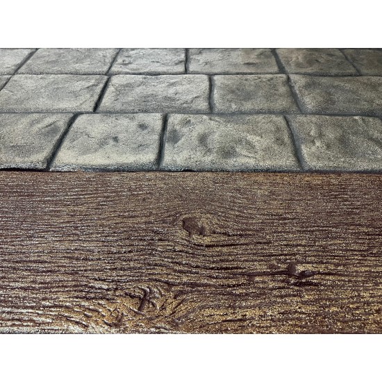 Seamless Textured Skin Mat Barn-Wood Plank SKM 5600, 49" x 10"