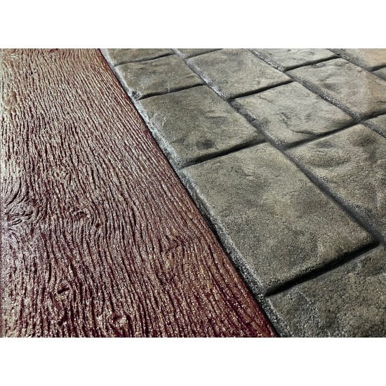Seamless Textured Skin Mat Barn-Wood Plank SKM 5600, 49" x 10"
