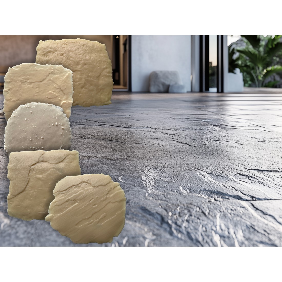 Buy Small Seamless Stamped Concrete Skin Mats – Durable, Reusable ...